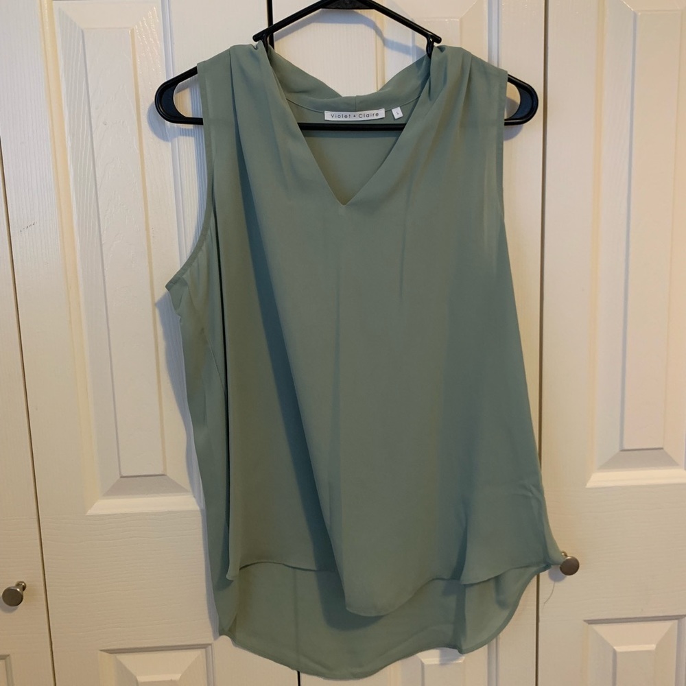 Violet+Claire sheer top